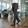 Richelieu compensato Uomo | Blu navy +7,5 CM | Mario Bertulli