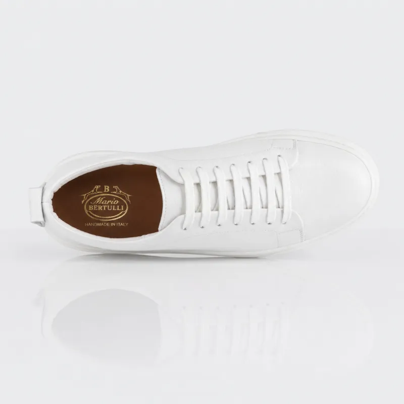 Sneakers Rialzanti Linosa Bianco | +6 cm Made in Italy