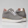 Sneaker tacco rialzante donna | Grigio +7cm Mario Bertulli