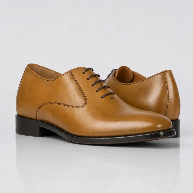 Richelieu compensato Uomo | Cannella +6 CM | Mario Bertulli