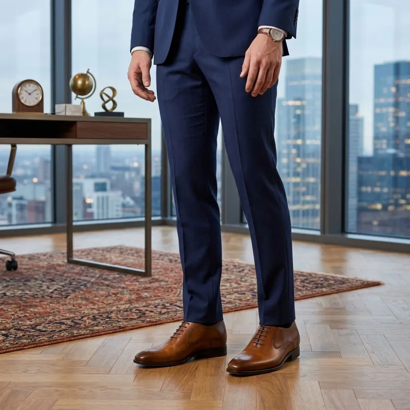 Richelieu compensato Uomo | Marrone scuro +6 CM | Mario Bertulli