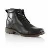 Stivaletti foderati con zeppa Uomo | Nero +7.5 CM | Mario Bertulli