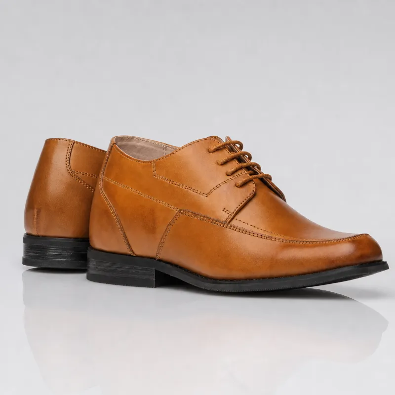 Scarpa Derby con zeppa Uomo | Marrone +6 CM | Mario Bertulli