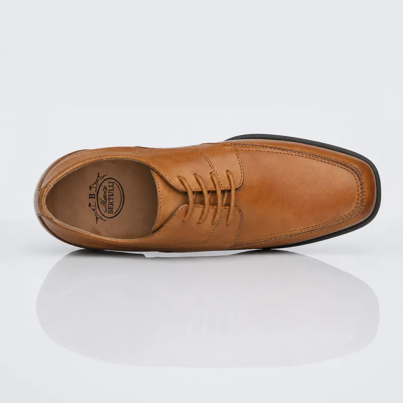 Scarpa Derby con zeppa Uomo | Marrone +6 CM | Mario Bertulli