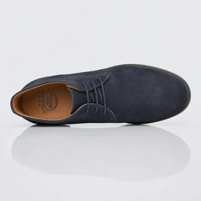Stivali con zeppa Uomo | Blu navy +6,5 CM | Mario Bertulli