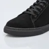 Sneakers con rialzo Brera Alto camoscio nero +9 cm