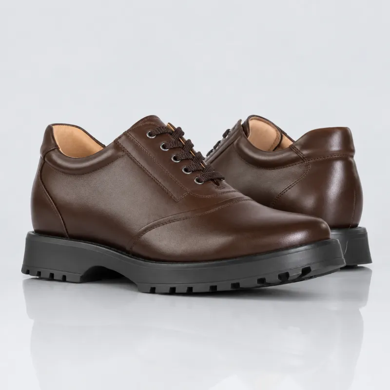 Scarpa Derby con zeppa Uomo | Nero +9 CM | Mario Bertulli