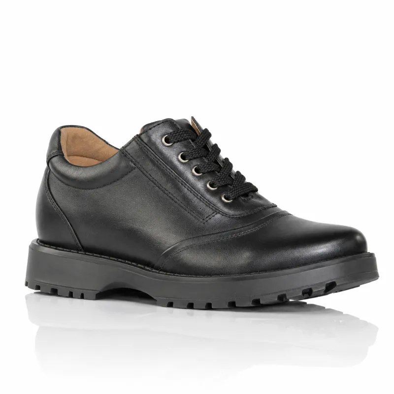 Scarpa Derby con rialzo da uomo | Nero +9 CM | Mario Bertulli