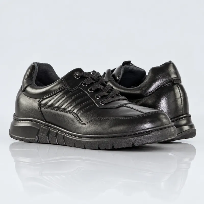 Scarpe Pineto nero +7cm