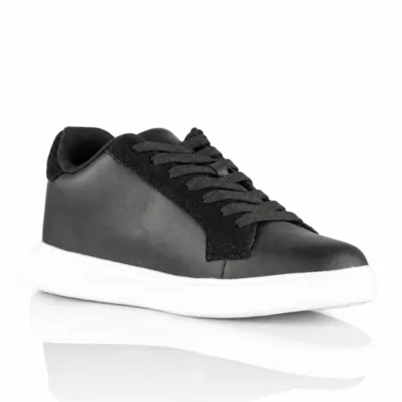 Lecce Sneaker rialzata nero +7 cm
