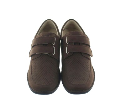 sandali zeppa Uomo - Marrone - Nubuck - +7 CM - Bormida - Mario Bertulli