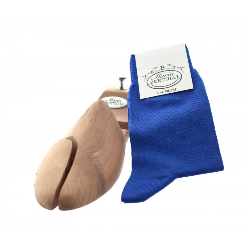 Calze filo di scozia blu - calze filo di Scozia Uomo - Mario Bertulli specialista della scarpa rialzante