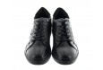 sportive con zeppa Uomo - Nero - Pelle - +5 CM - Relax - Mario Bertulli