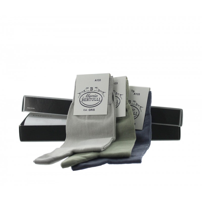 Coffret di 3 paia di calze - coffret calze Uomo - Mario Bertulli specialista della scarpa rialzante