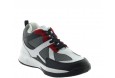 basket Homme rehaussante - Blanc - Cuir/mesh - +7 CM - Lesina - Mario Bertulli