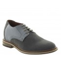 chaussures richelieu compensées Homme - Gris clair - Nubuck / Cuir - +6 CM - Trabia - Mario Bertulli