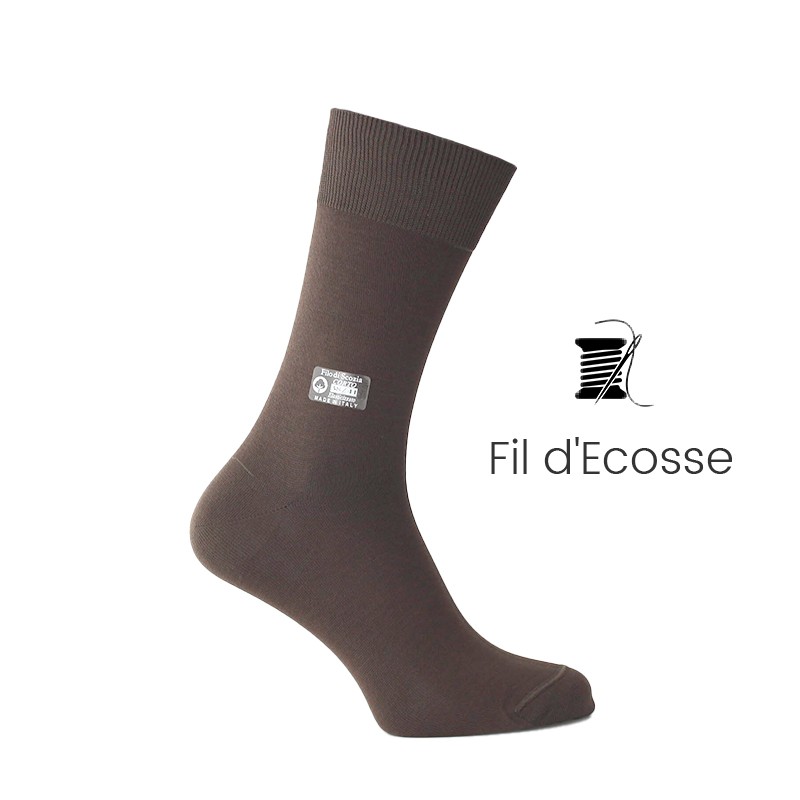 Chaussettes fil d'ecosse - chaussettes fil d'ecosse Homme - Mario Bertulli specialiste de la chaussure grandissante