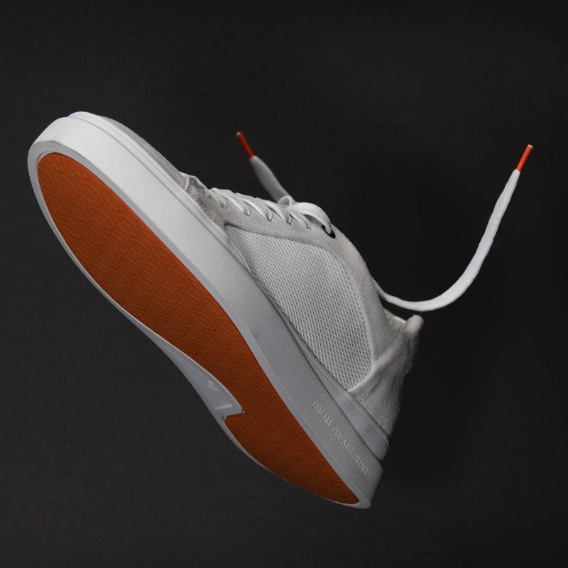 Sneakers Rehaussantes Seb Delanney DCS Blanc/gris +6 cm