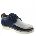 Chaussures rehaussantes Pistoia Marine/gris +5.5cm
