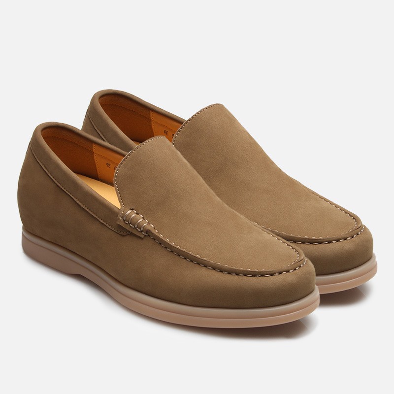 Mocassin rehaussant Homme | Sable +6 cm | Mario Bertulli