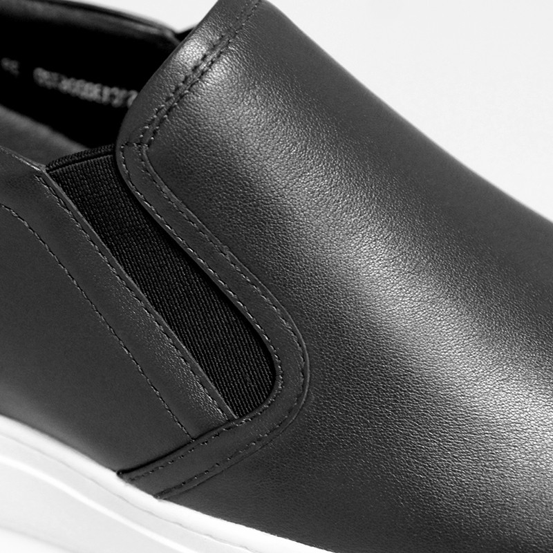 Sneaker talon compensé homme | Noir +6 cm | Mario Bertulli