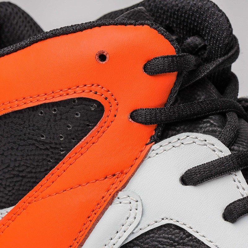 Basket Homme rehaussante  | Blanc/orange +7 CM | Mario Bertulli