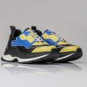 Sneaker Luni bleu/vert +7cm - mario bertulli