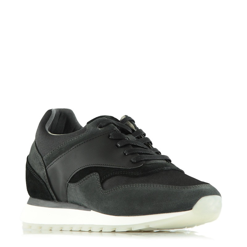 Basket Homme rehaussante  | Noir +7 cm | Mario Bertulli