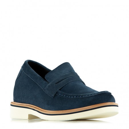 Mocassin rehaussant Homme | Marine +7 CM | Mario Bertulli