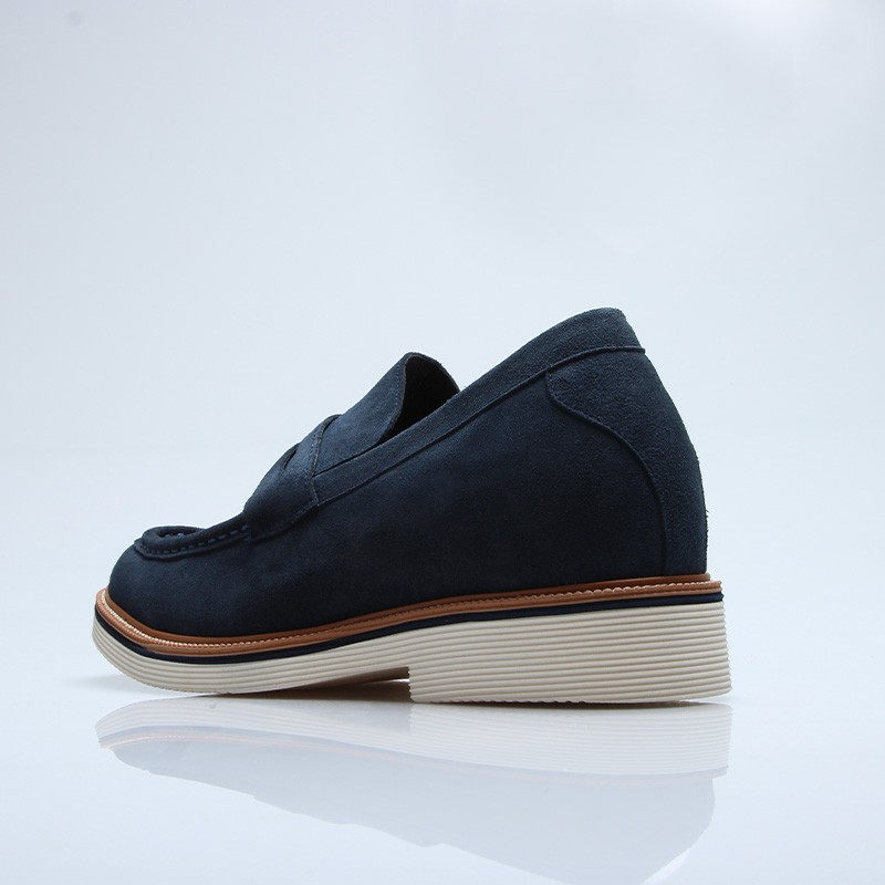 Mocassin rehaussant Homme | Marine +7 CM | Mario Bertulli