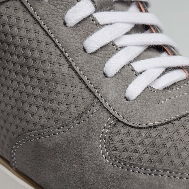 Sneaker talon compensé femme |Gris +7cm | Mario Bertulli