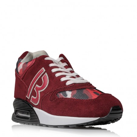 Basket Homme rehaussante  | Bordeaux +7 CM | Mario Bertulli