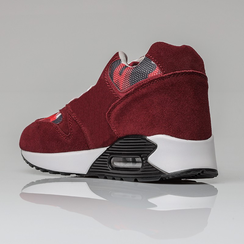 Basket Homme rehaussante  | Bordeaux +7 CM | Mario Bertulli