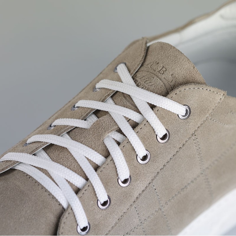 Sneaker talon compensé Homme | Sable +7,5 cm | Mario Bertulli