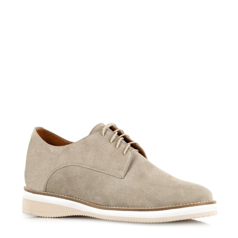 Chaussure Derby compensée Homme | Sable +7,5cm | Mario Bertulli