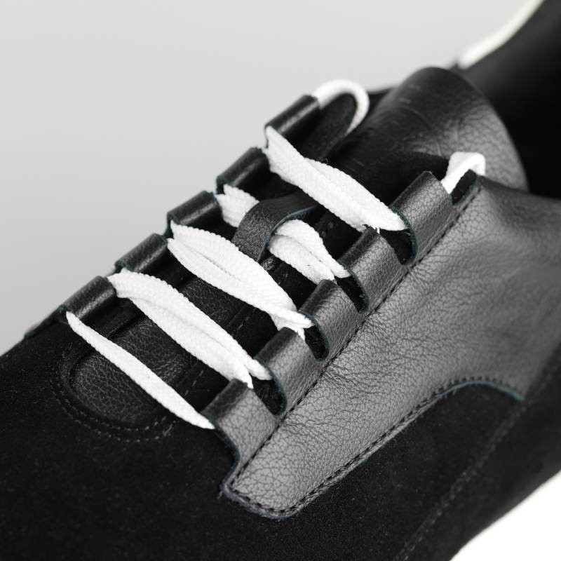 Basket Homme rehaussante  | Noir +8 CM | Mario Bertulli