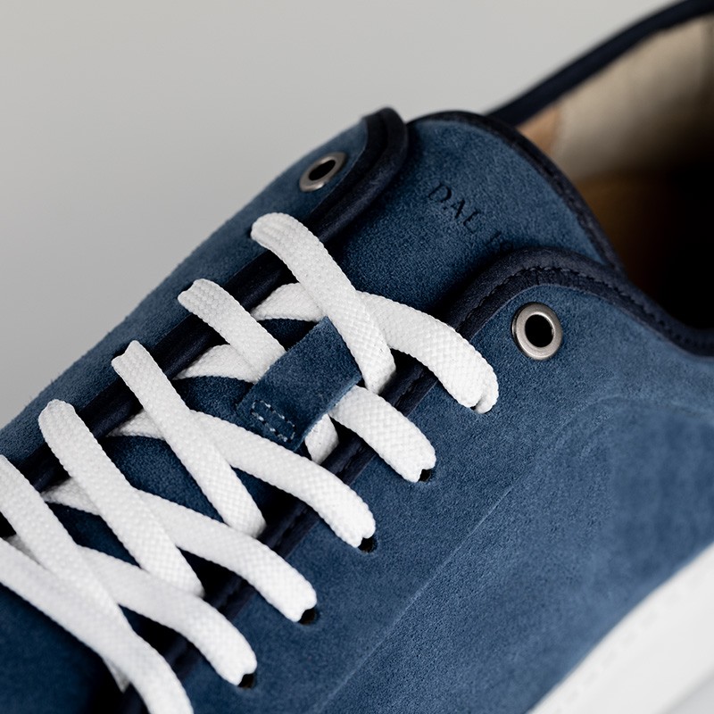 Sneaker talon compensé Homme | Bleu jean +6 cm | Mario Bertulli