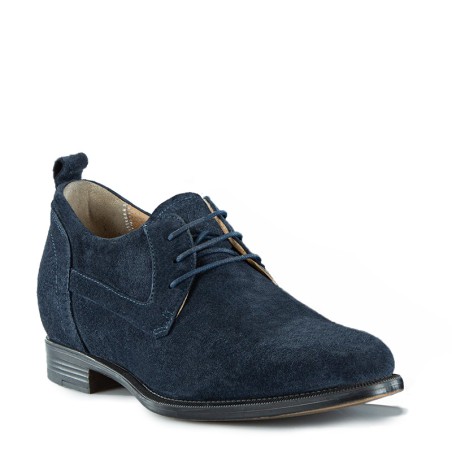 Chaussure Derby compensée Homme | Marine +6,5 cm | Mario Bertulli