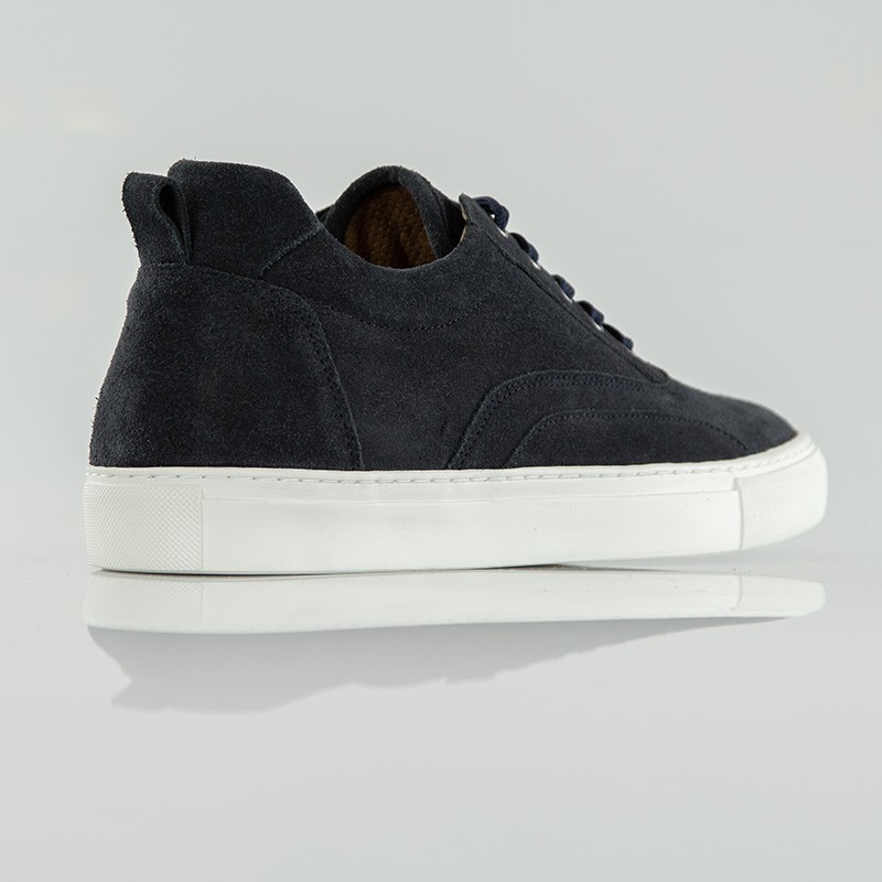 Sneaker talon compensé Homme | Marine +6,5 CM | Mario Bertulli