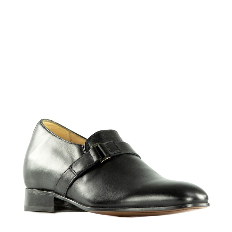 Mocassin rehaussant Homme | Noir +6 CM | Mario Bertulli