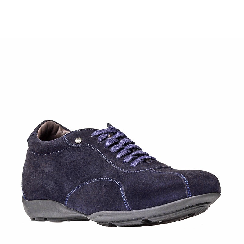 Sneaker talon compensé Homme | Marine +5 CM | Mario Bertulli