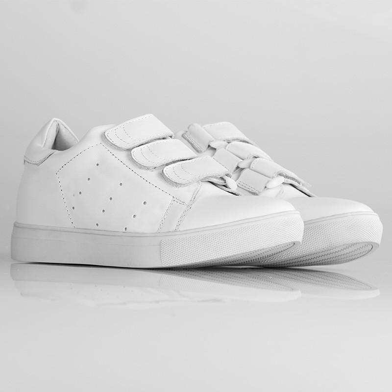 Basket Homme rehaussante  | Blanc +5 CM | Mario Bertulli