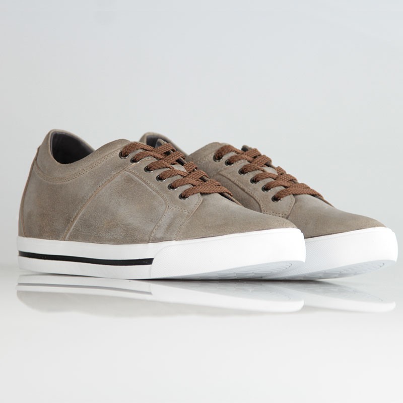 Sneaker mondolfo marron +6cm