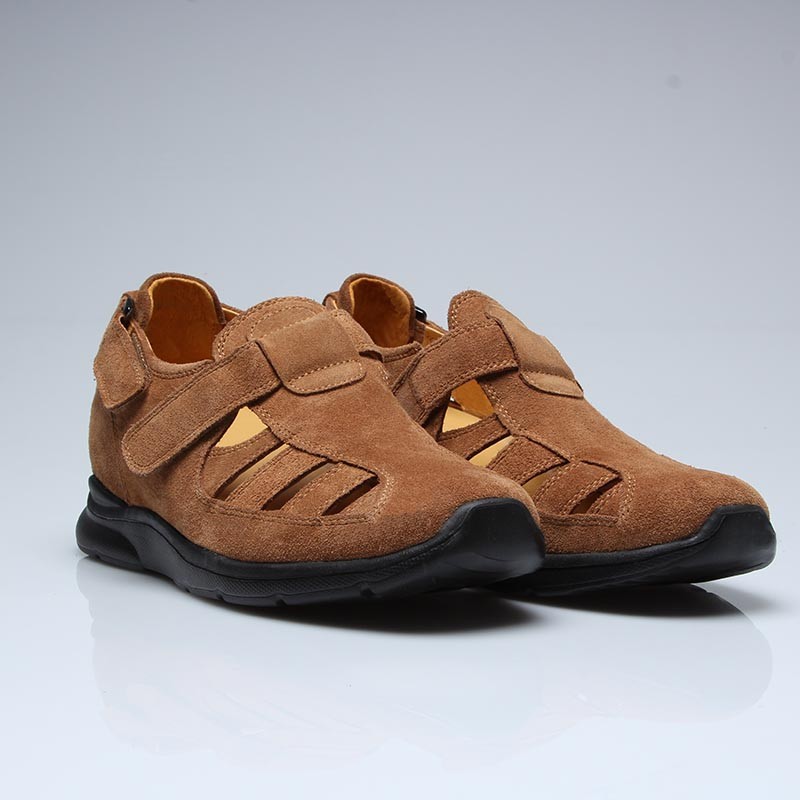 Sandales rehaussantes Homme | Marron +6,5 CM | Mario Bertulli