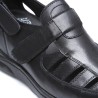 Sandales rehaussantes Homme | Noir +6,5 CM | Mario Bertulli