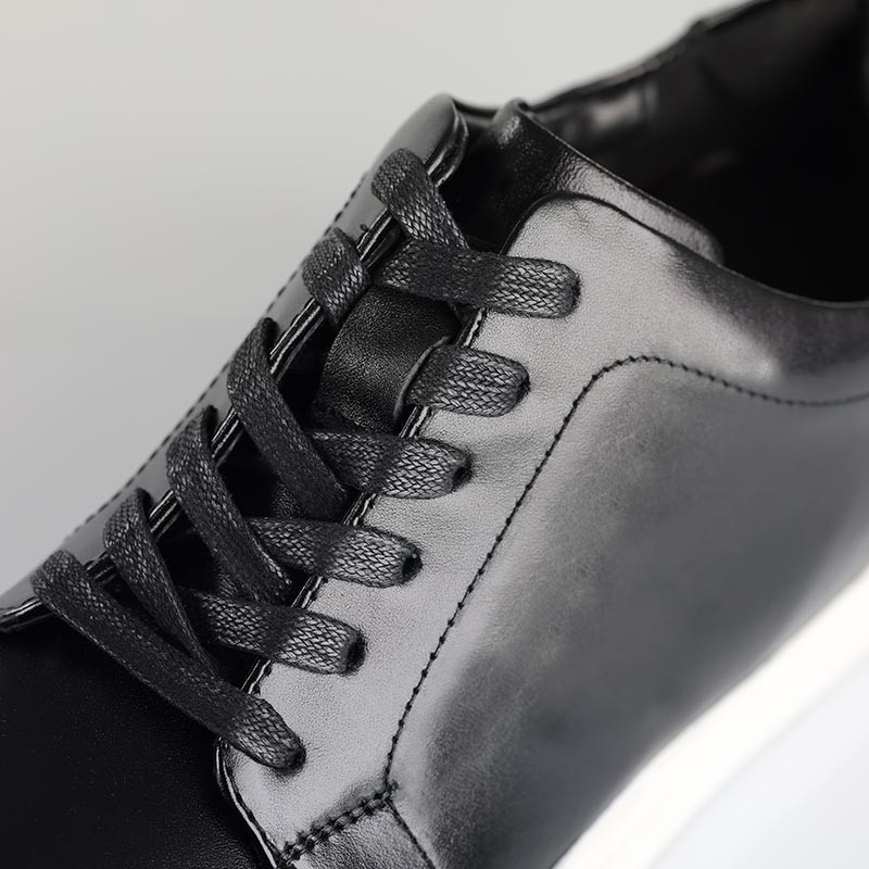 Sneaker talon compensé Homme | Noir +6,5 CM | Mario Bertulli