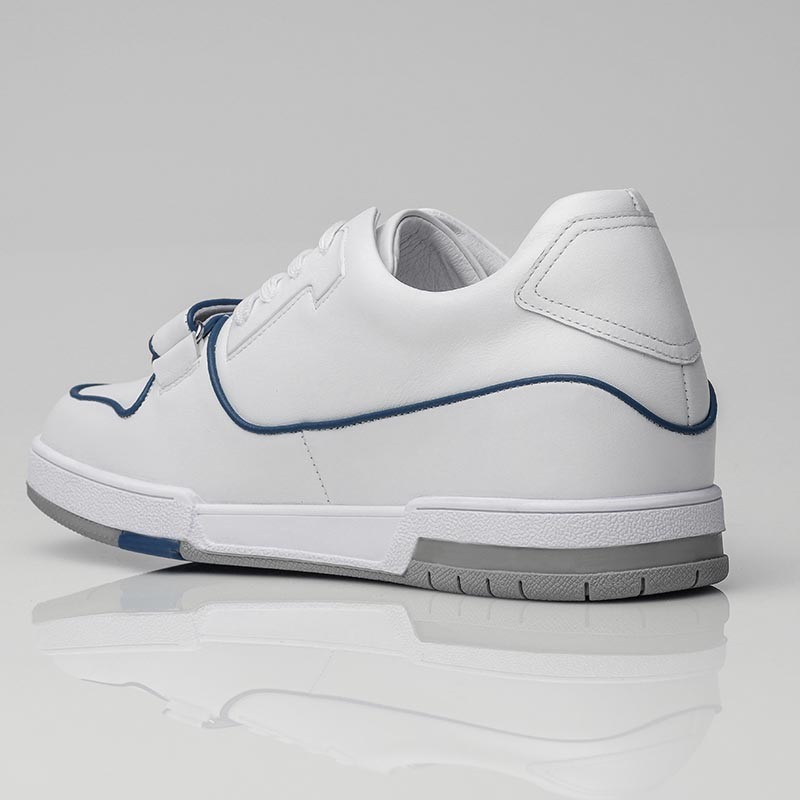 Sneaker Colorina blanc/bleu +7cm - mario bertulli