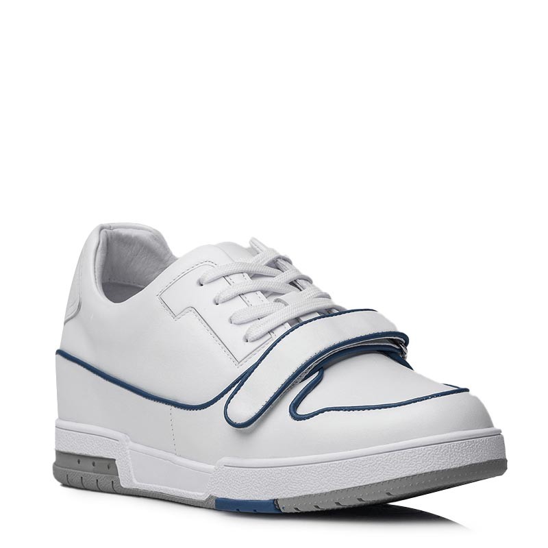 Sneaker Colorina blanc/bleu +7cm - mario bertulli