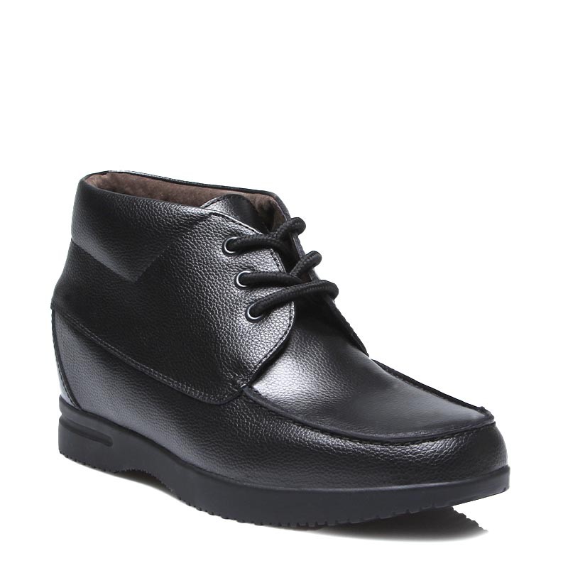 Boots rehaussantes Sanremo noir rehaussante +6.5cm