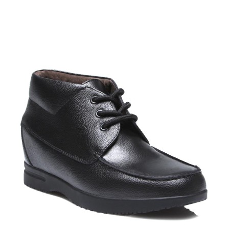 Boots rehaussantes Sanremo noir rehaussante +6.5cm